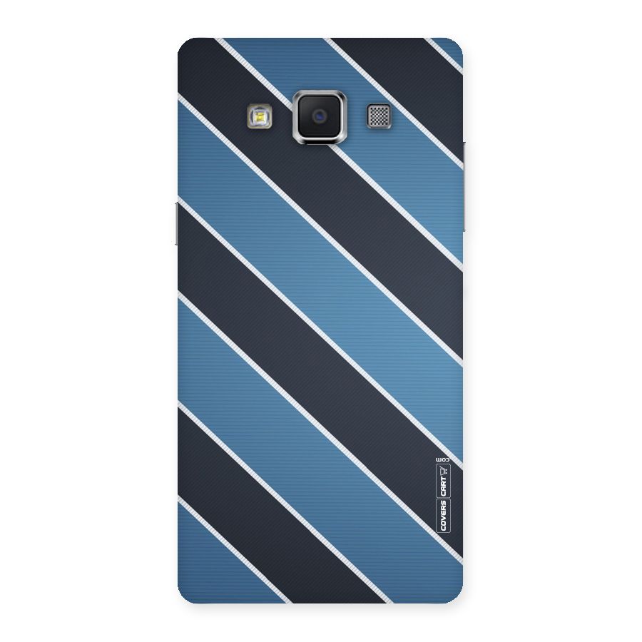 Blue Black Stripes Back Case for Samsung Galaxy A5