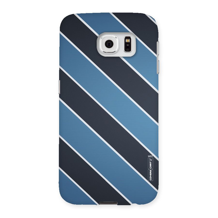 Blue Black Stripes Back Case for Samsung Galaxy S6