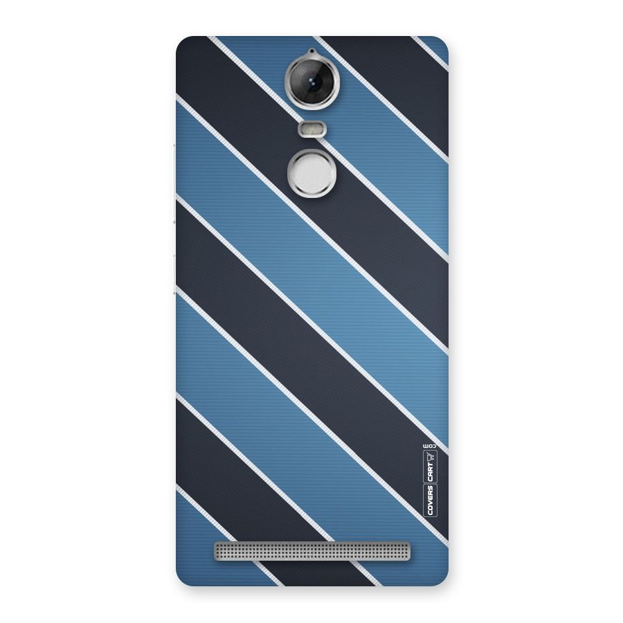 Blue Black Stripes Back Case for Vibe K5 Note