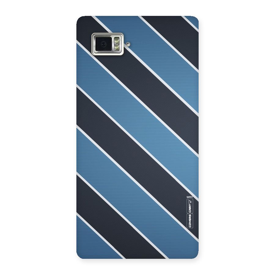 Blue Black Stripes Back Case for Vibe Z2 Pro K920