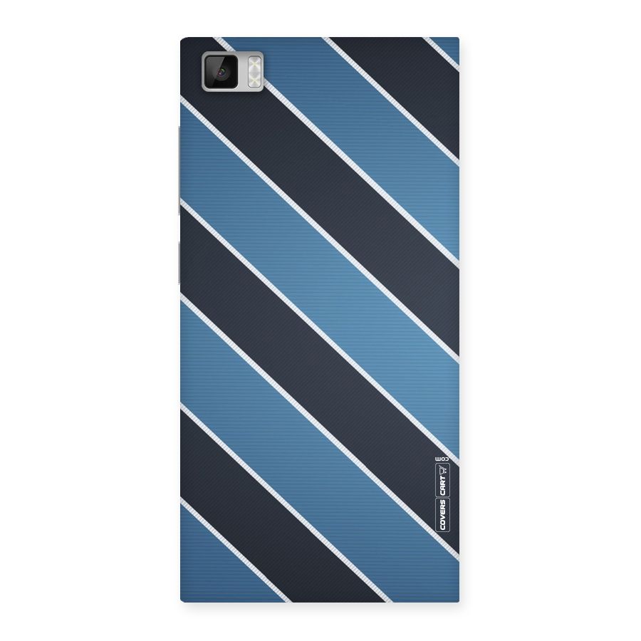 Blue Black Stripes Back Case for Xiaomi Mi3