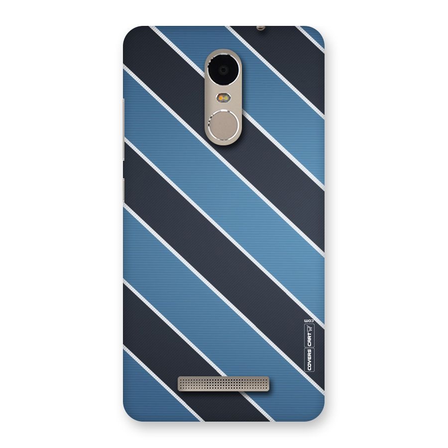 Blue Black Stripes Back Case for Xiaomi Redmi Note 3