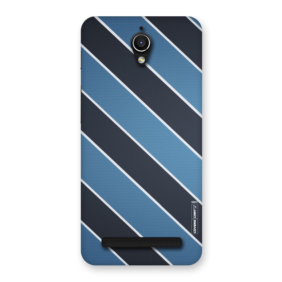 Blue Black Stripes Back Case for Zenfone Go