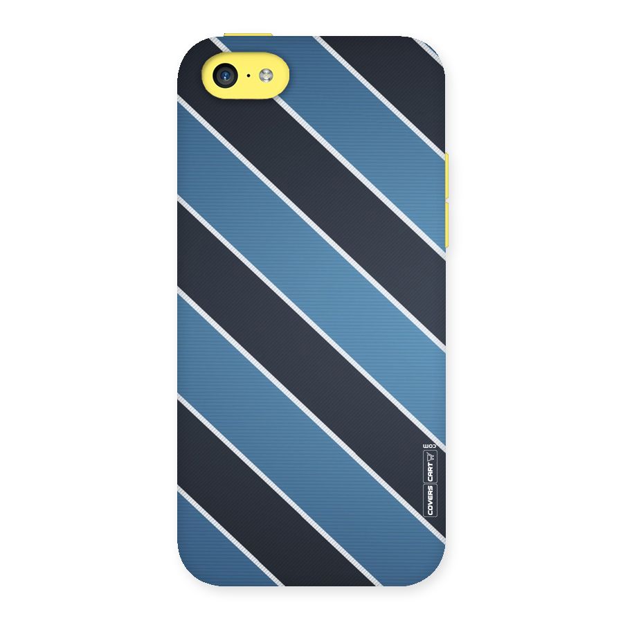 Blue Black Stripes Back Case for iPhone 5C