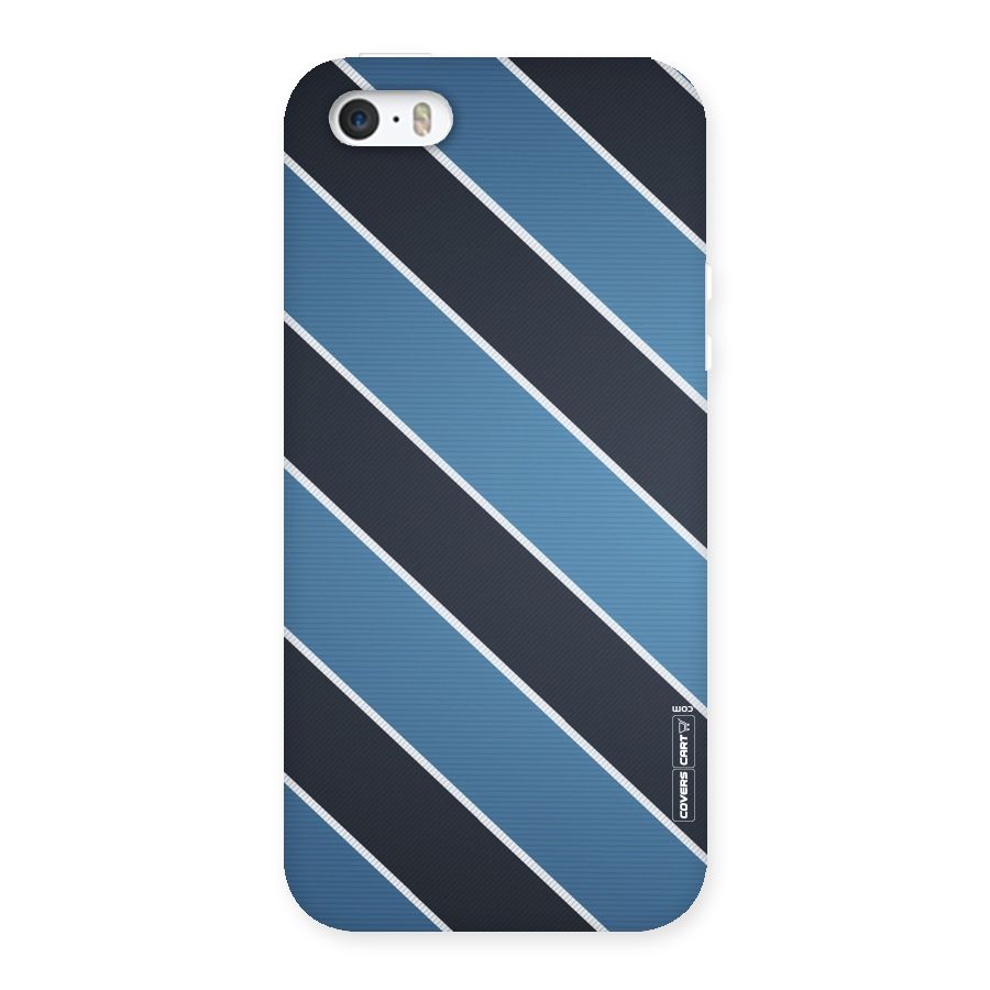 Blue Black Stripes Back Case for iPhone 5 5S