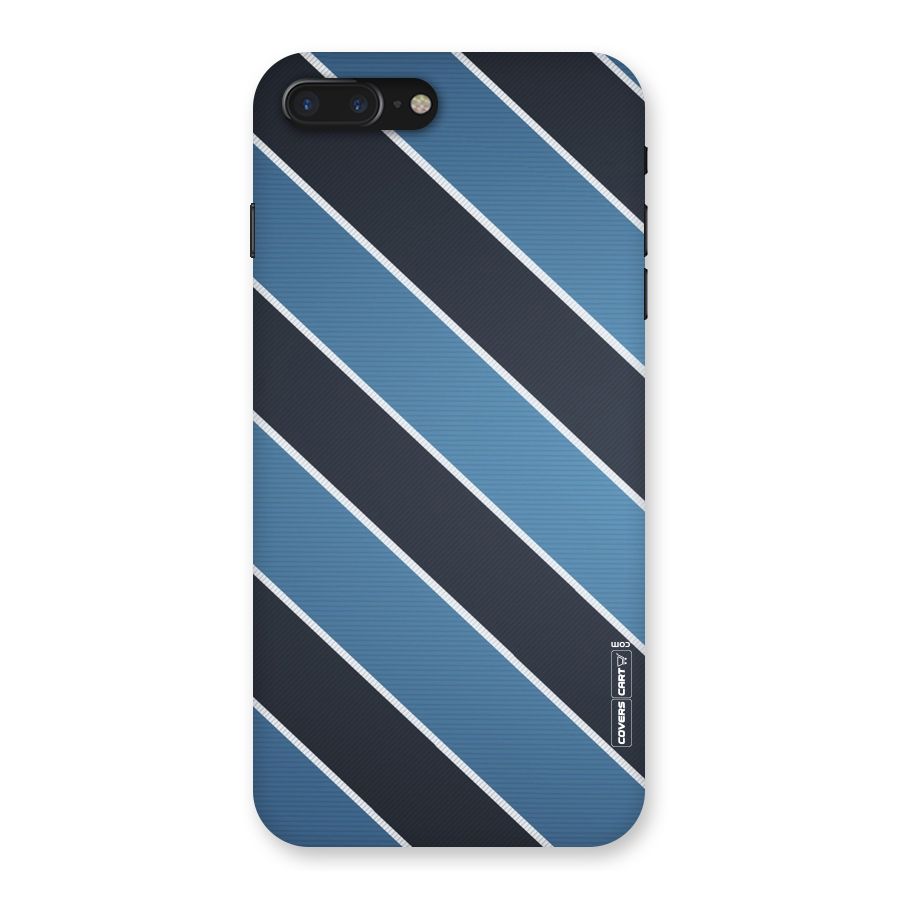 Blue Black Stripes Back Case for iPhone 7 Plus