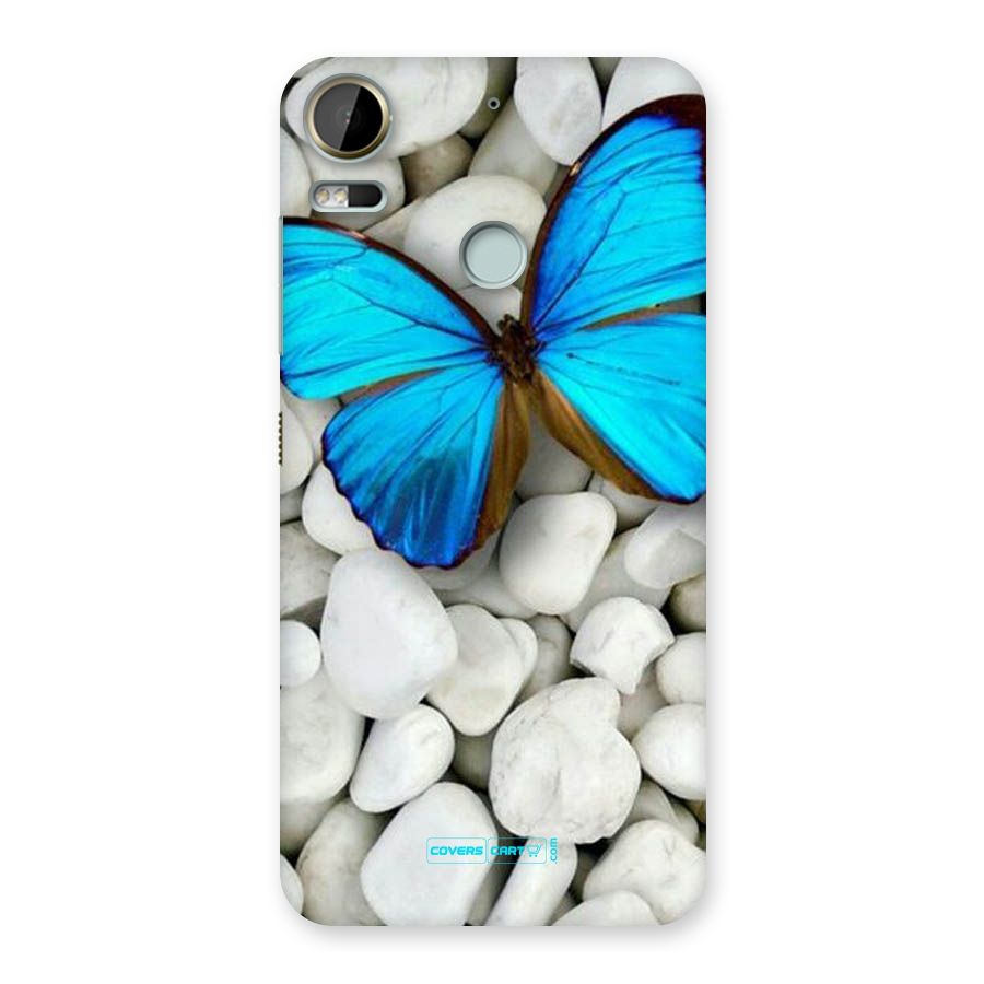 Blue Butterfly Back Case for Desire 10 Pro