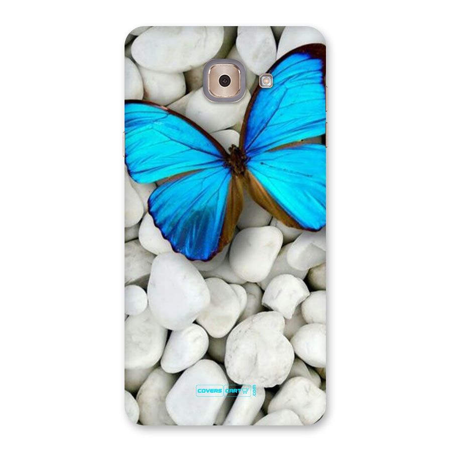 Blue Butterfly Back Case for Galaxy J7 Max