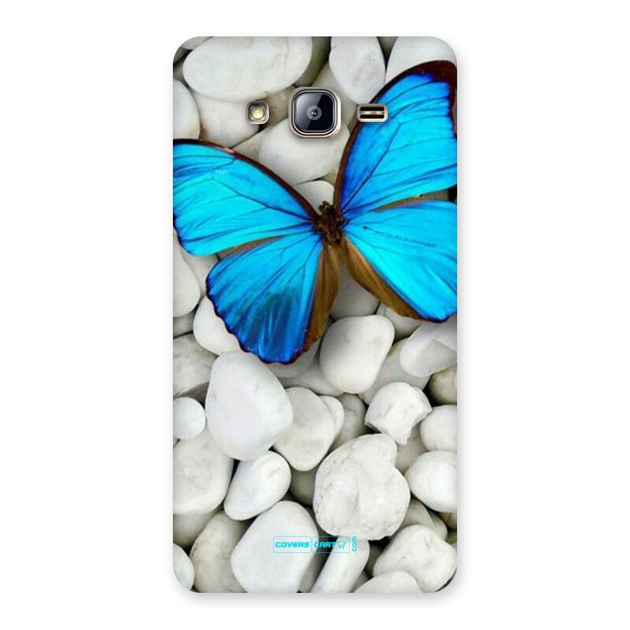 Blue Butterfly Back Case for Galaxy On5