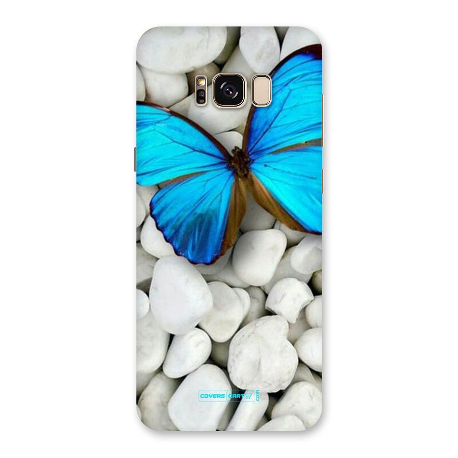Blue Butterfly Back Case for Galaxy S8 Plus