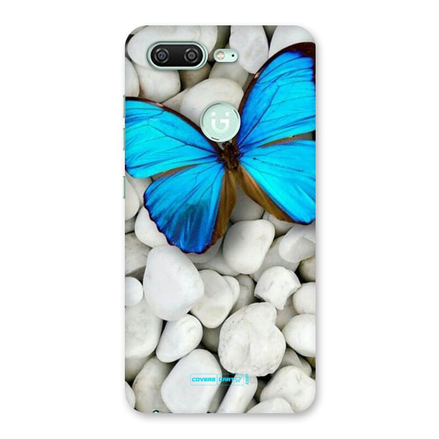 Blue Butterfly Back Case for Gionee S10