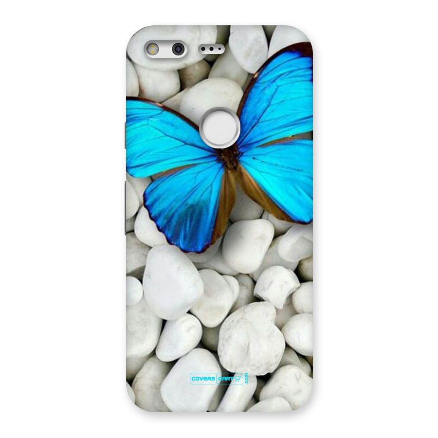 Blue Butterfly Back Case for Google Pixel