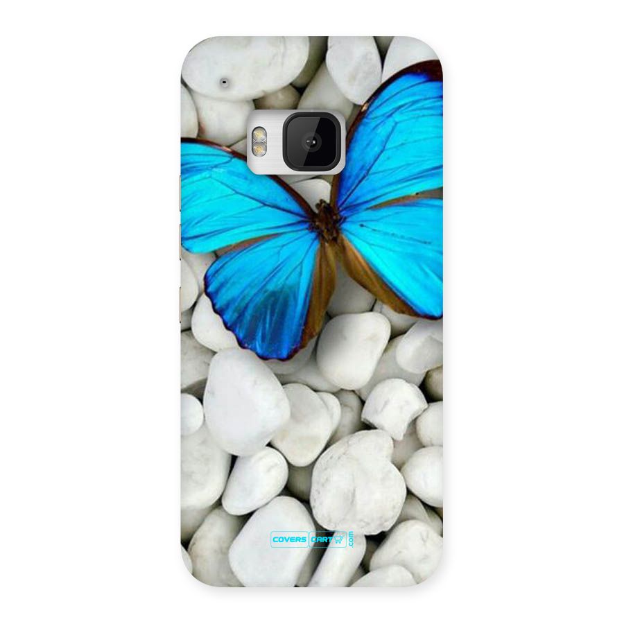 Blue Butterfly Back Case for HTC One M9