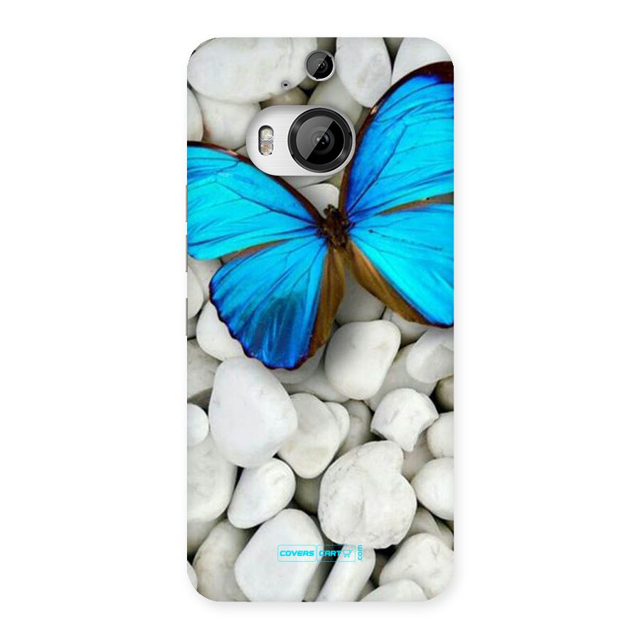 Blue Butterfly Back Case for HTC One M9 Plus