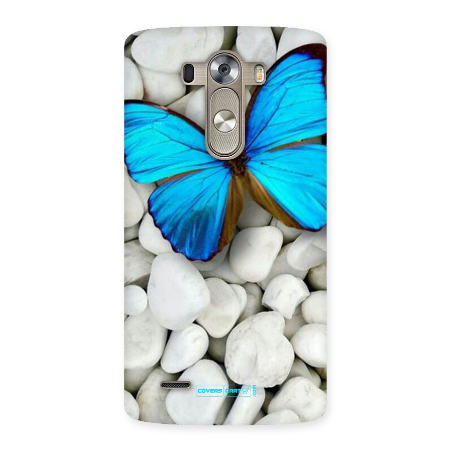 Blue Butterfly Back Case for LG G3