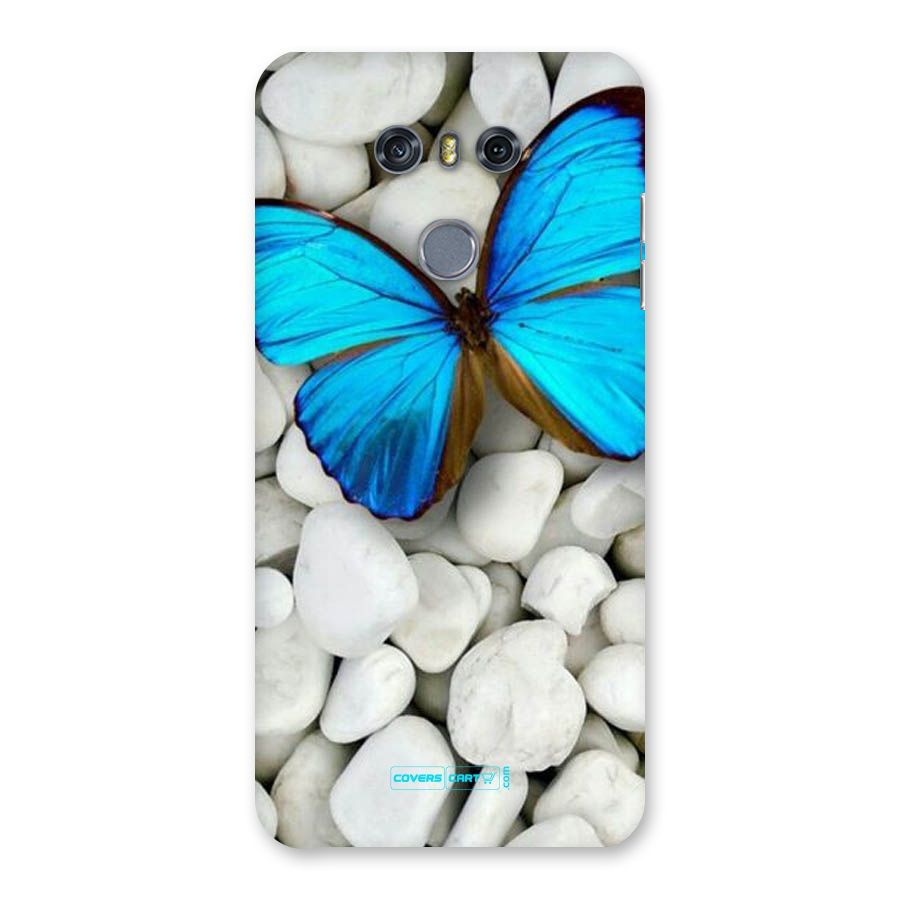 Blue Butterfly Back Case for LG G6