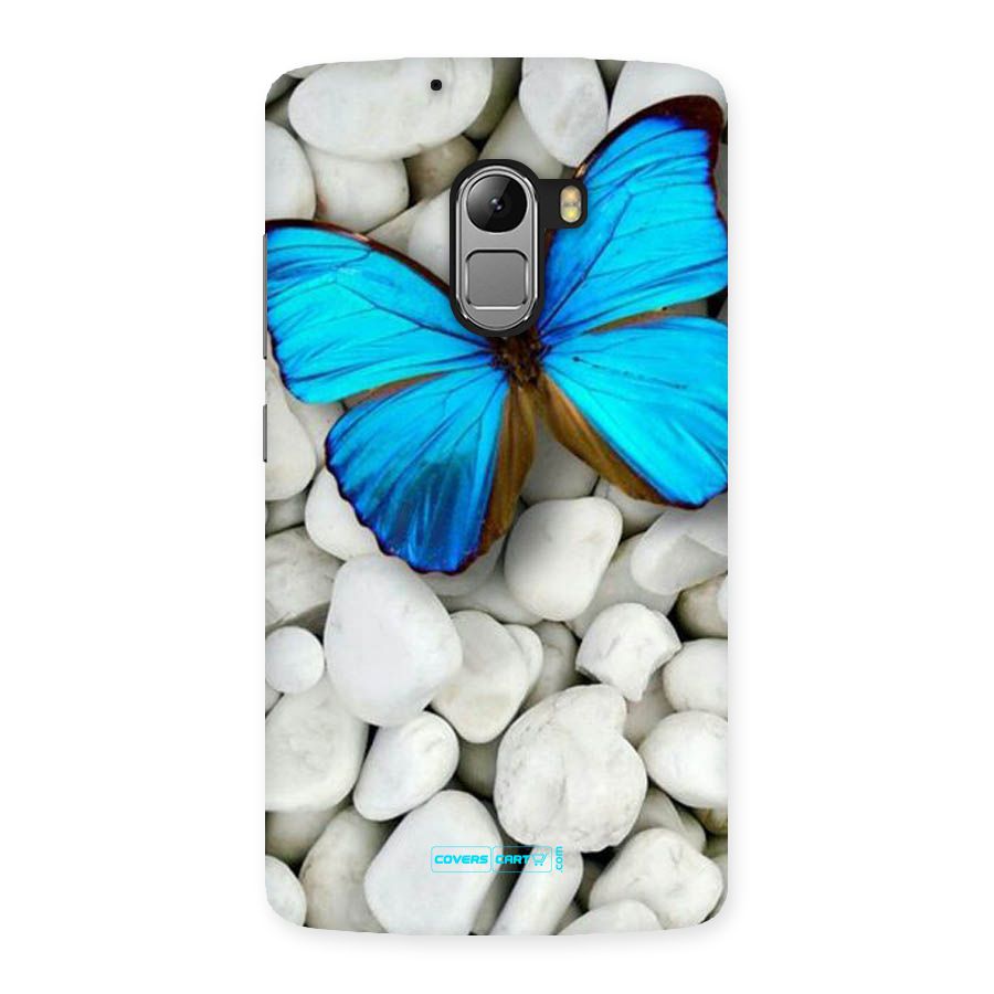 Blue Butterfly Back Case for Lenovo K4 Note