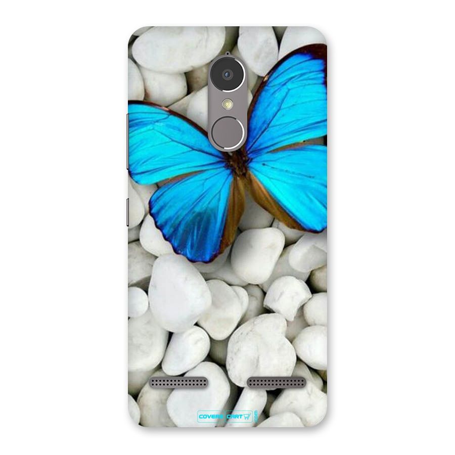 Blue Butterfly Back Case for Lenovo K6