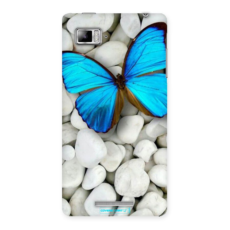 Blue Butterfly Back Case for Lenovo Vibe Z K910