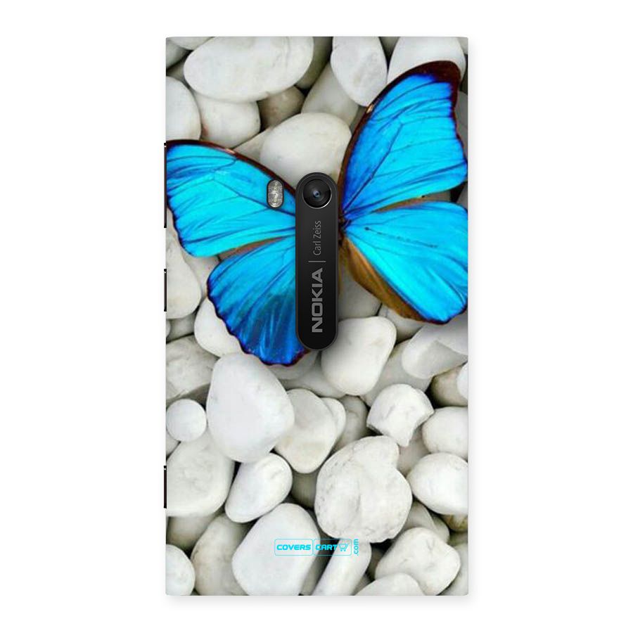 Blue Butterfly Back Case for Lumia 920