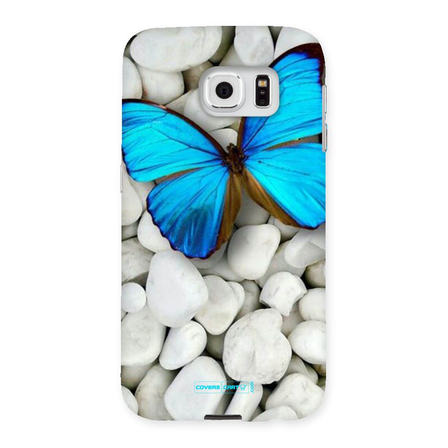 Blue Butterfly Back Case for Samsung Galaxy S6