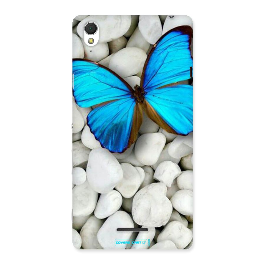 Blue Butterfly Back Case for Sony Xperia T3