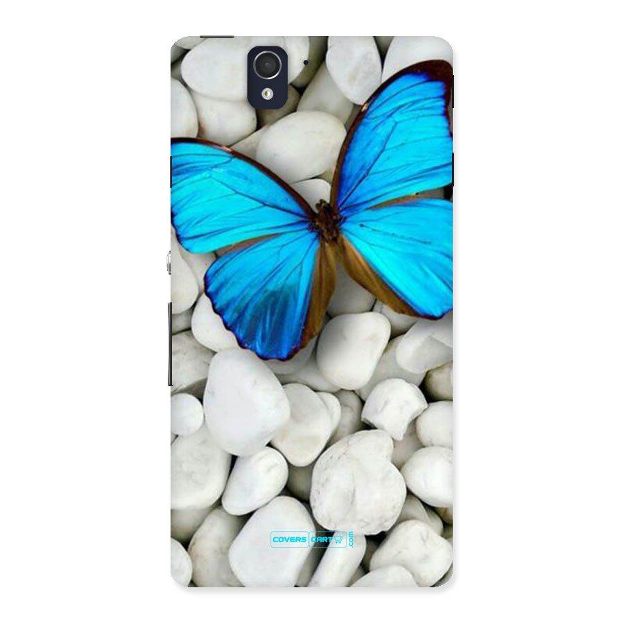 Blue Butterfly Back Case for Sony Xperia Z