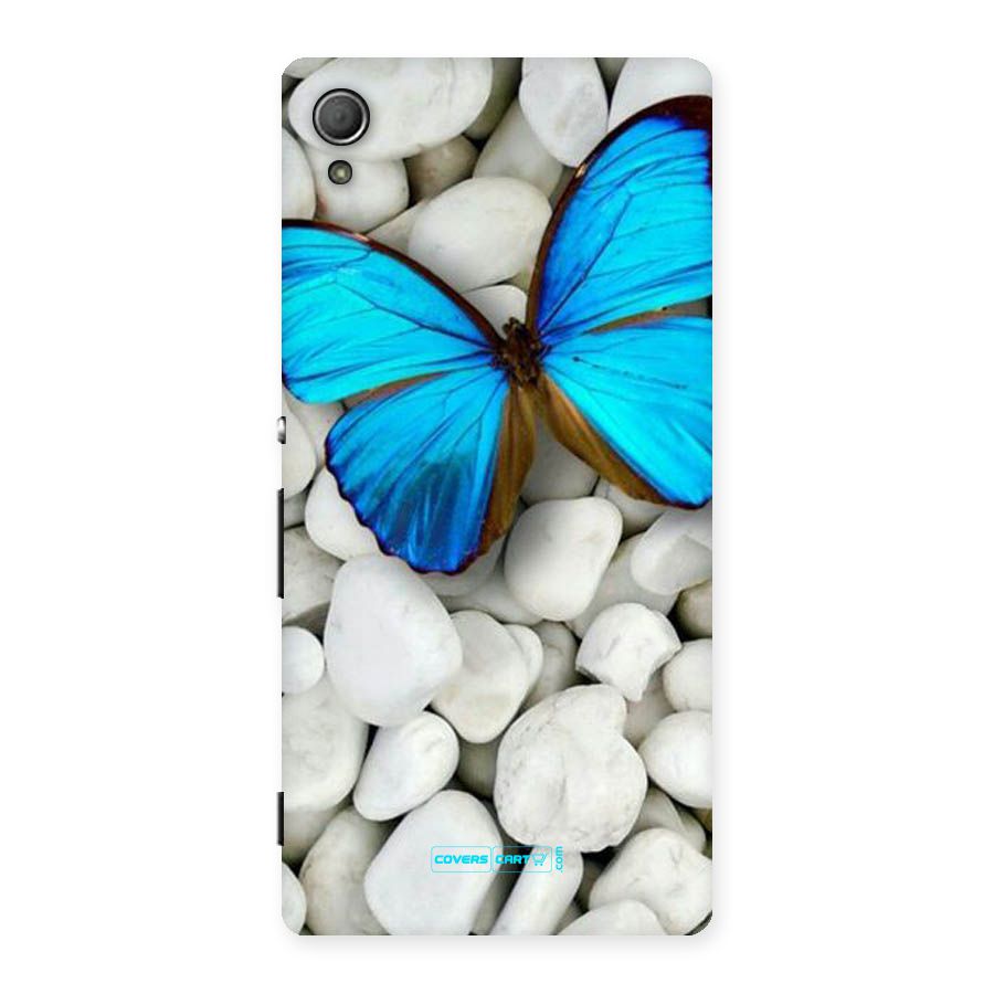 Blue Butterfly Back Case for Xperia Z3 Plus