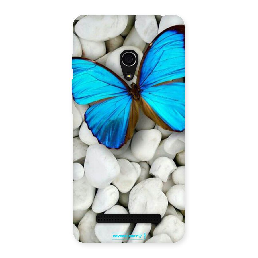 Blue Butterfly Back Case for Zenfone 5