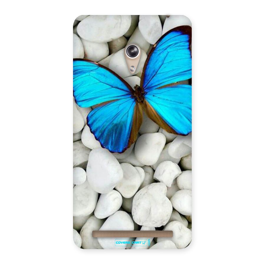 Blue Butterfly Back Case for Zenfone 6