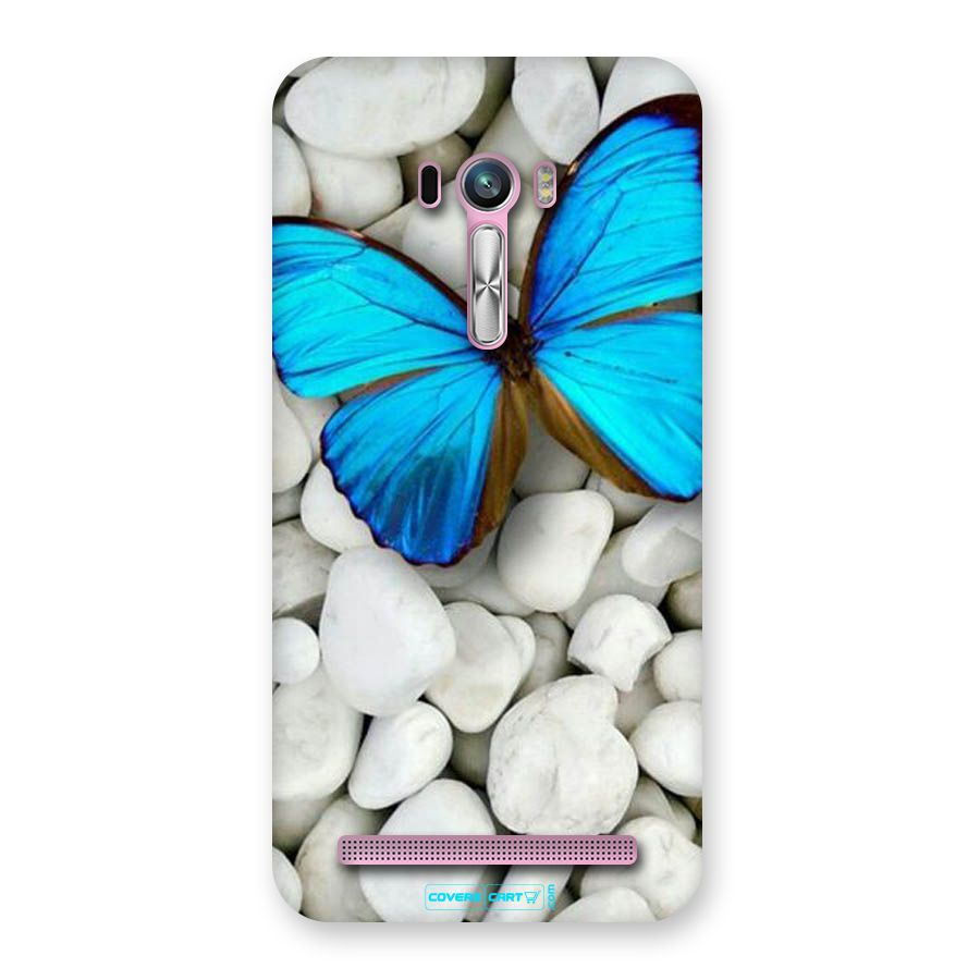 Blue Butterfly Back Case for Zenfone Selfie