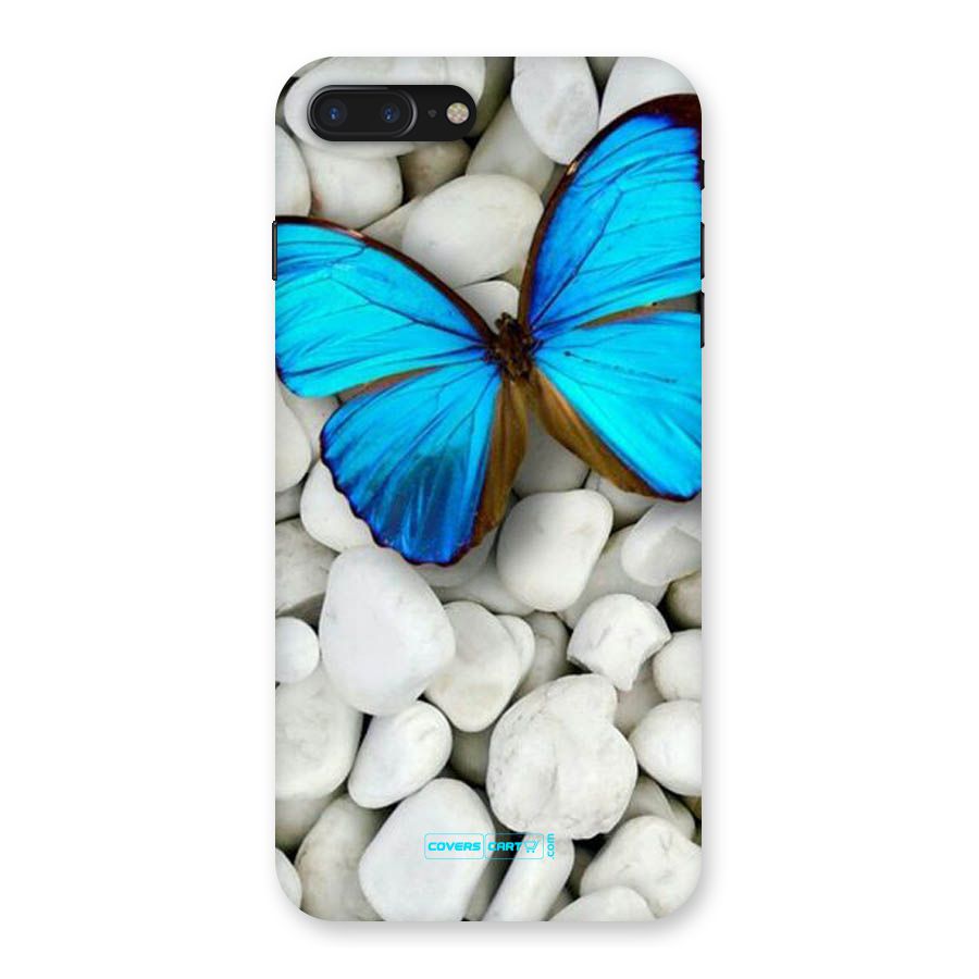 Blue Butterfly Back Case for iPhone 7 Plus