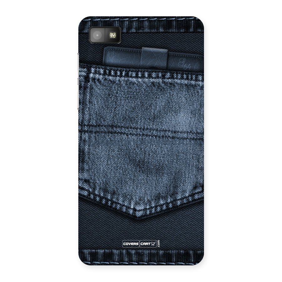 Blue Denim Back Case for Blackberry Z10