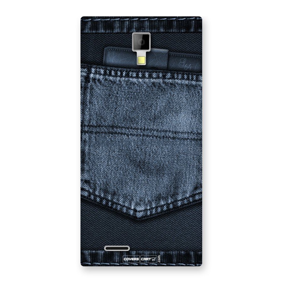 Blue Denim Back Case for Canvas Xpress