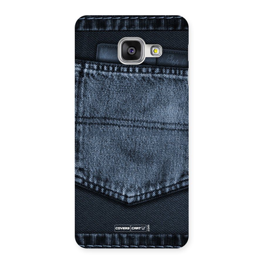 Blue Denim Back Case for Galaxy A3 2016
