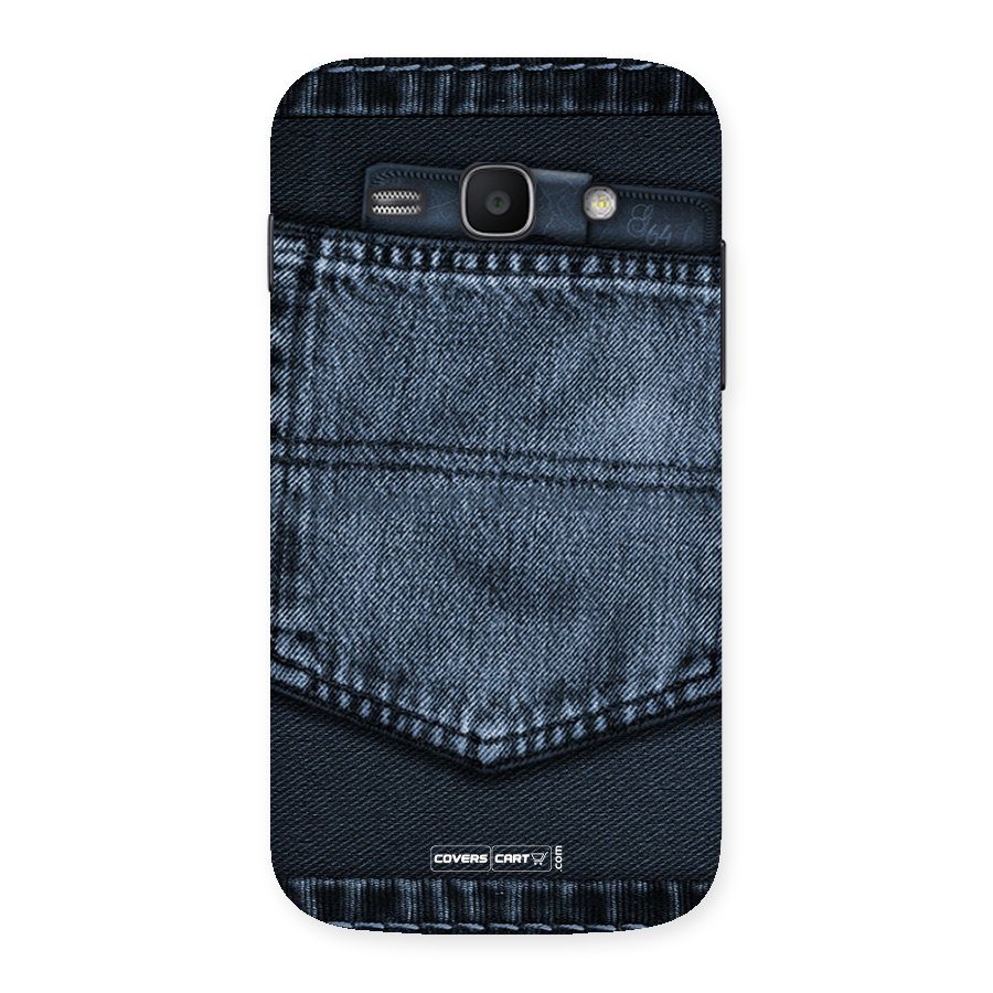 Blue Denim Back Case for Galaxy Ace 3