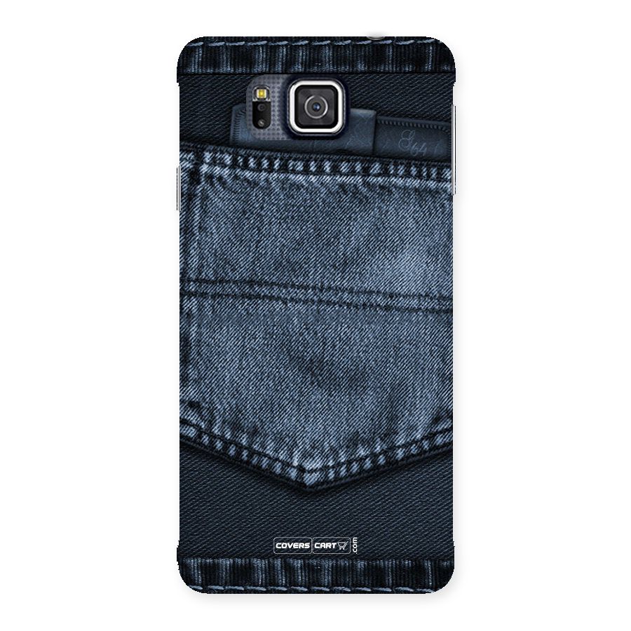 Blue Denim Back Case for Galaxy Alpha
