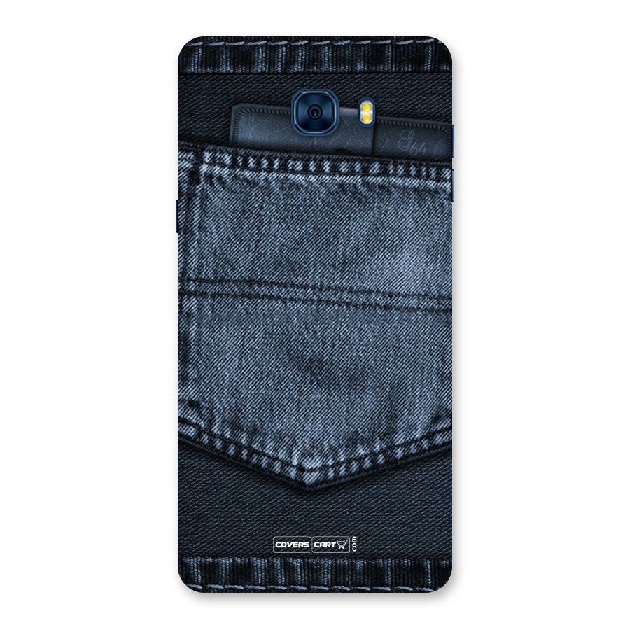 Blue Denim Back Case for Galaxy C7 Pro