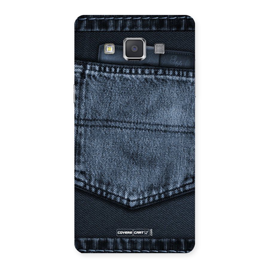 Blue Denim Back Case for Galaxy Grand Max