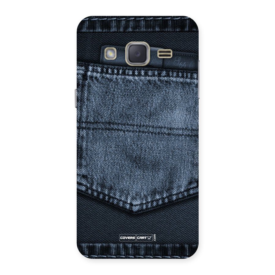 Blue Denim Back Case for Galaxy J2