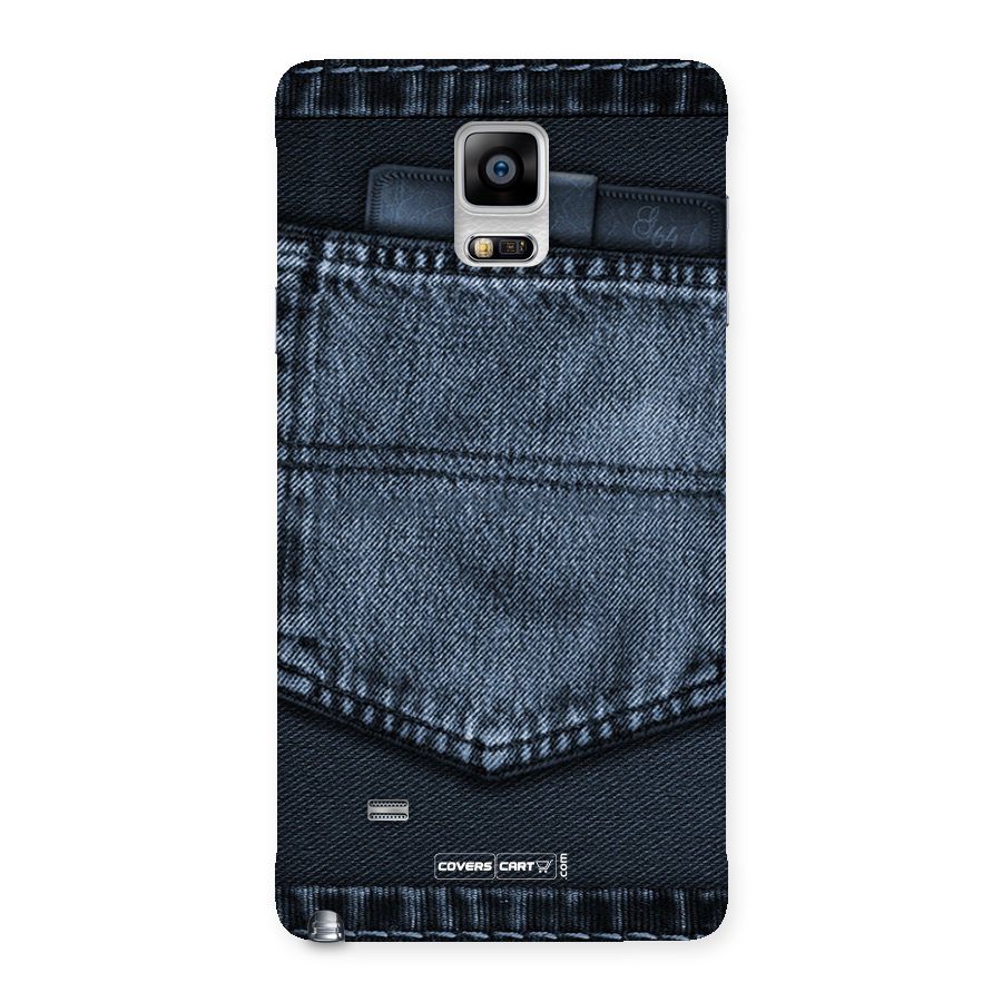 Blue Denim Back Case for Galaxy Note 4