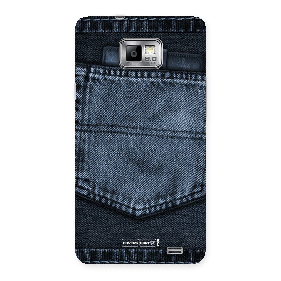 Blue Denim Back Case for Galaxy S2