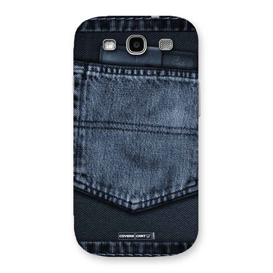 Blue Denim Back Case for Galaxy S3