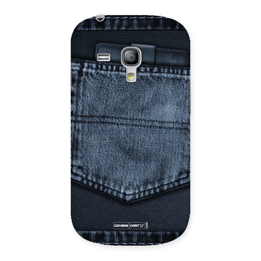 Blue Denim Back Case for Galaxy S3 Mini