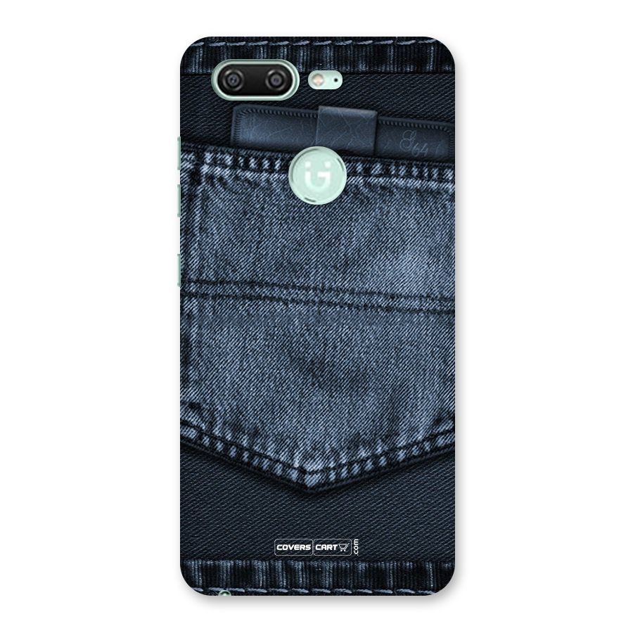 Blue Denim Back Case for Gionee S10