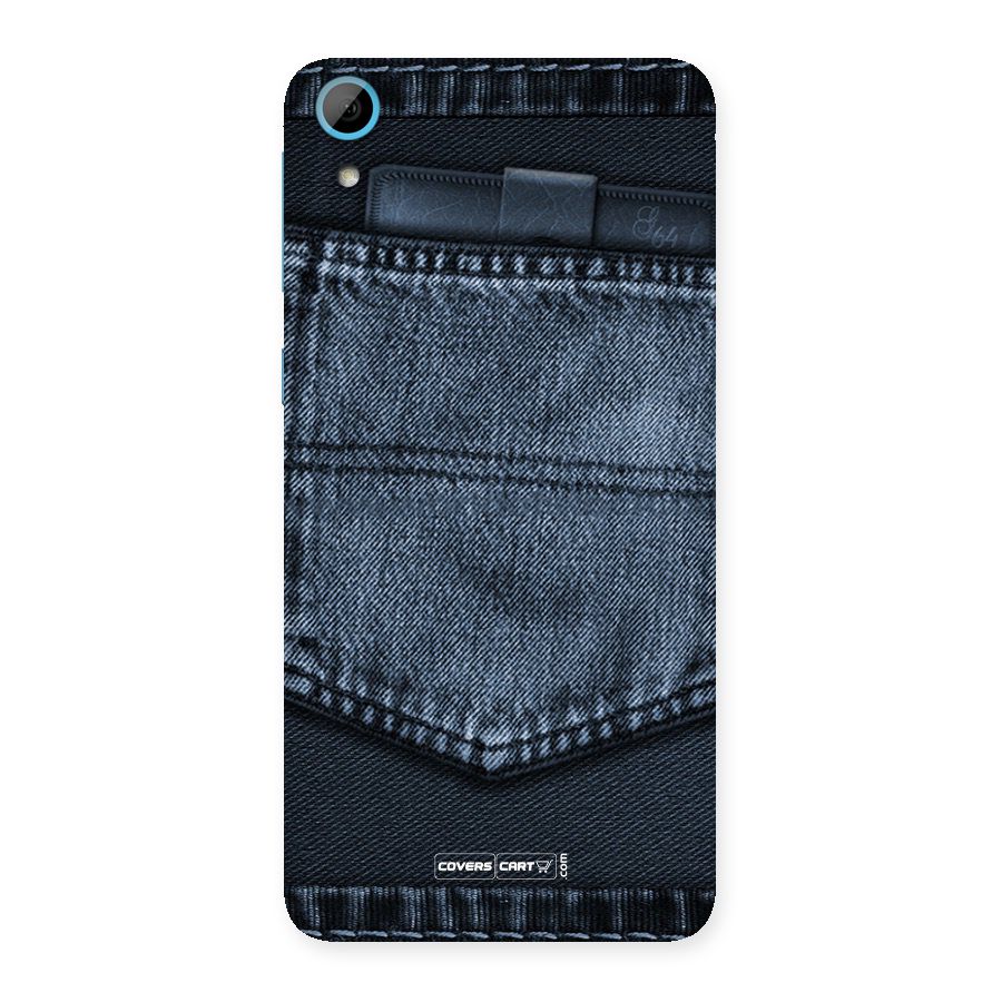 Blue Denim Back Case for HTC Desire 826