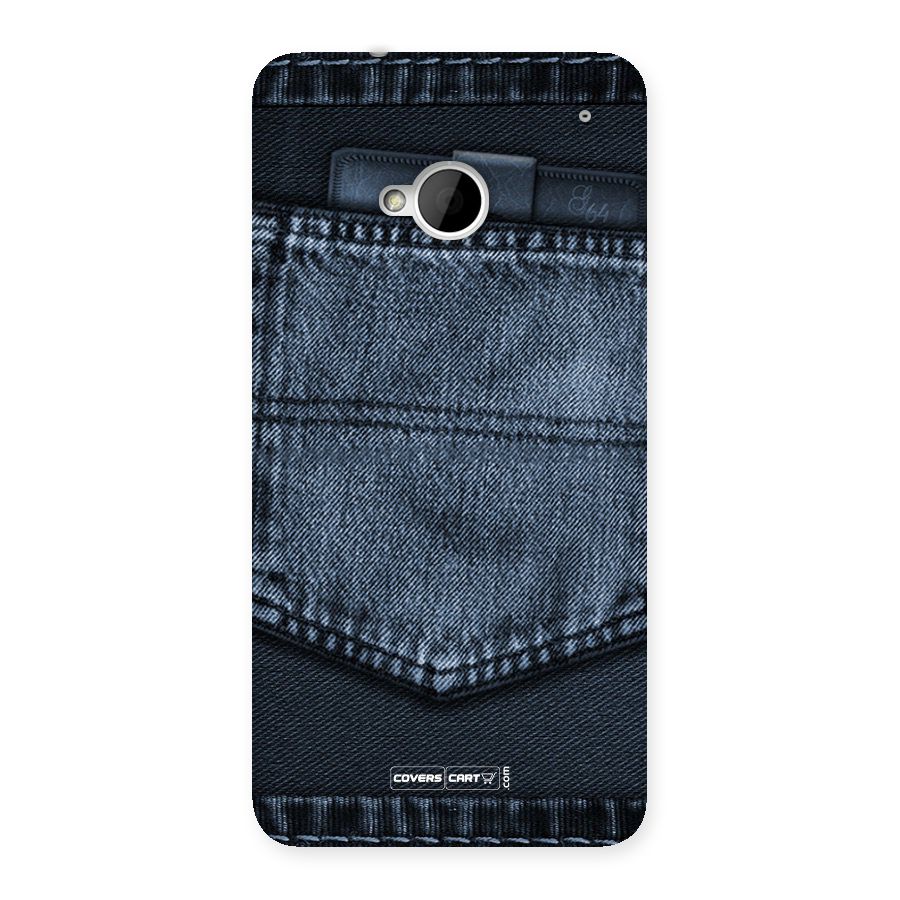 Blue Denim Back Case for HTC One M7