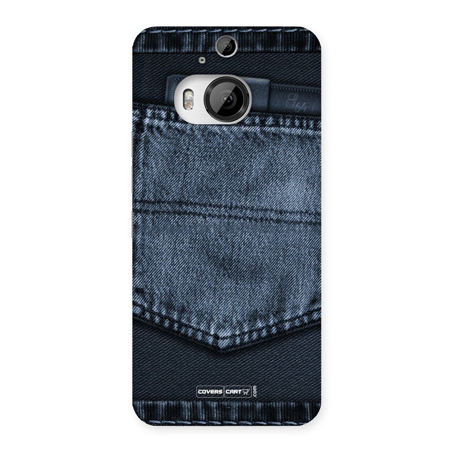 Blue Denim Back Case for HTC One M9 Plus