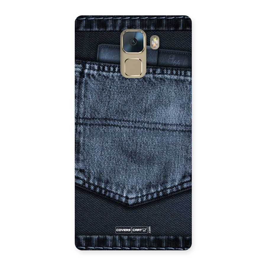 Blue Denim Back Case for Huawei Honor 7