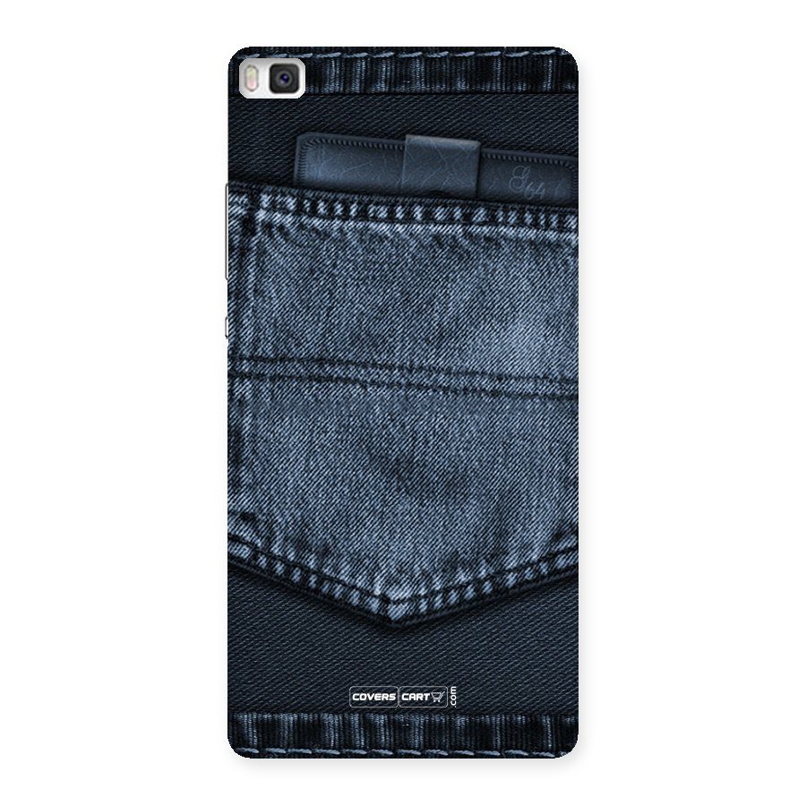 Blue Denim Back Case for Huawei P8